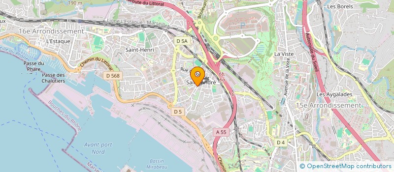 localisation de l'entreprise DANY CONSTRUCT  MARSEILLE