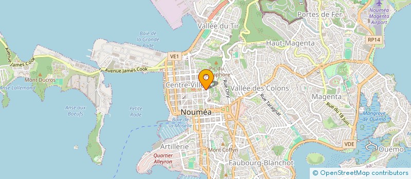 localisation de l'entreprise DANY DG  NOUMEA