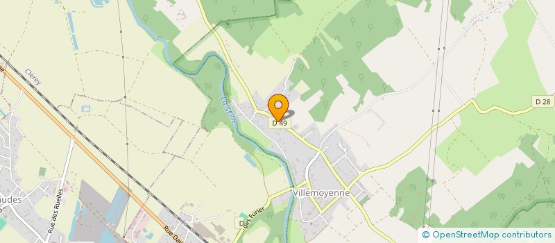 localisation de l'entreprise DANY DUFLEXIS à VILLEMOYENNE