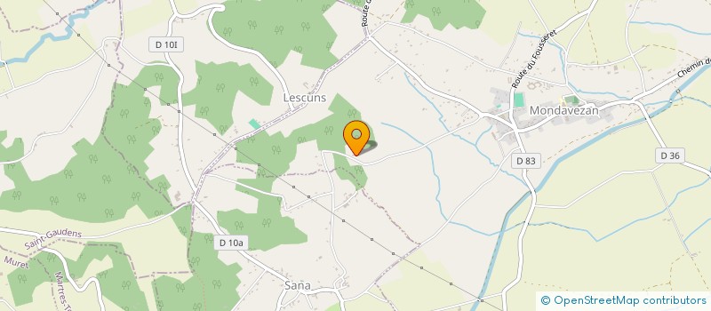 localisation de l'entreprise DANY'FRIP  MONDAVEZAN