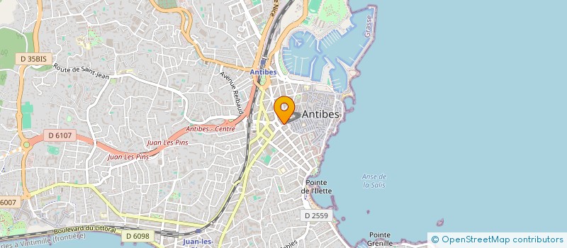 localisation de l'entreprise DANY INVESTISSEMENTS à ANTIBES
