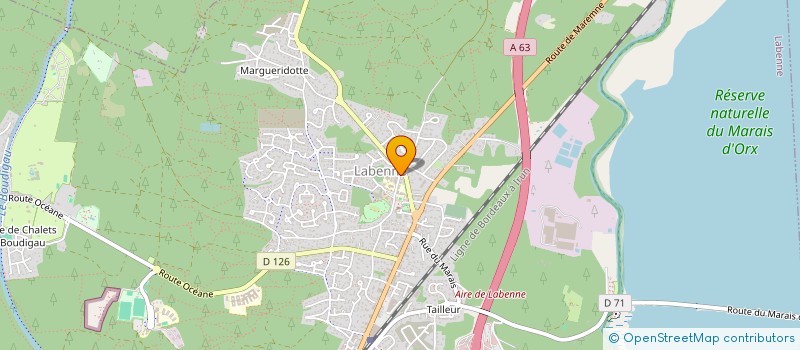 localisation de l'entreprise DANY PISCINES  LABENNE