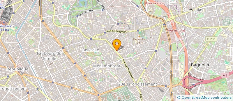 localisation de l'entreprise DANY PRIX  PARIS