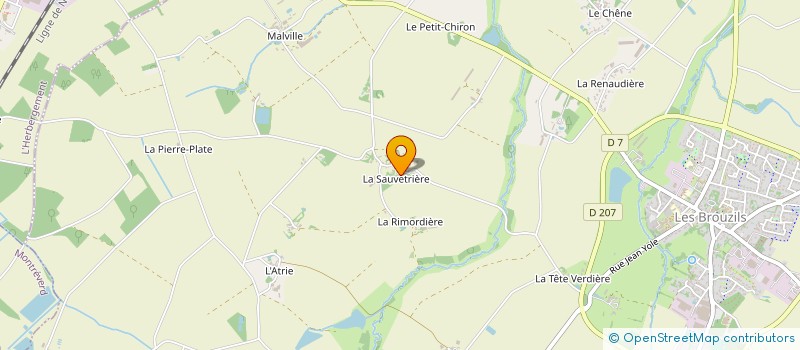 localisation de l'entreprise DANY RAGUIDEAU à LES BROUZILS