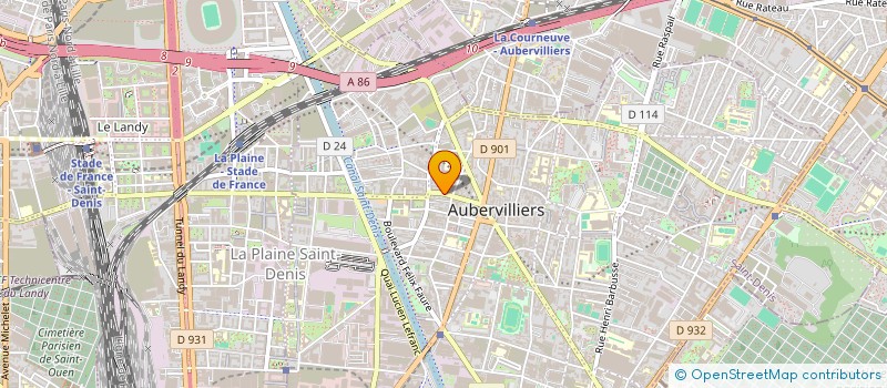 localisation de l'entreprise DANY SARL à AUBERVILLIERS