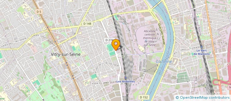 localisation de l'entreprise DANY TRANSPORTS SERVICES à VITRY-SUR-SEINE