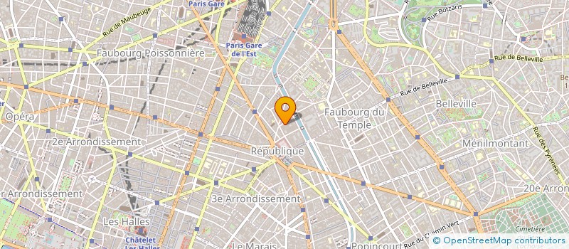 localisation de l'entreprise DANYCAT à PARIS