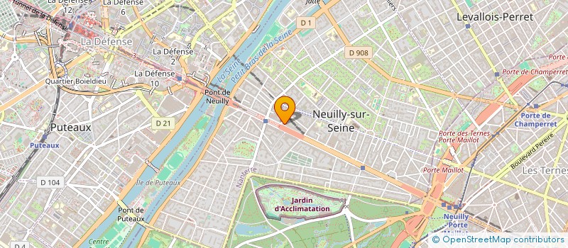localisation de l'entreprise DANYEL LAFFON à NEUILLY-SUR-SEINE