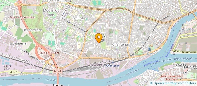 localisation de l'entreprise DANYKO ENERGIE à NANTES