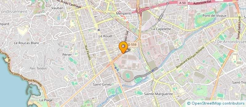 localisation de l'entreprise DANYL FOOD à MARSEILLE