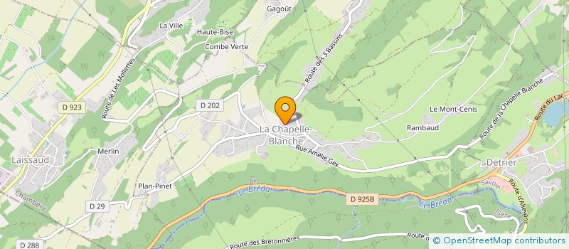 localisation de l'entreprise DANYS  LA CHAPELLE-BLANCHE