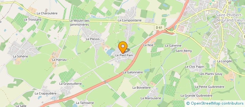 localisation de l'entreprise DANYS  SAINT-PHILBERT-DE-GRAND-LIEU