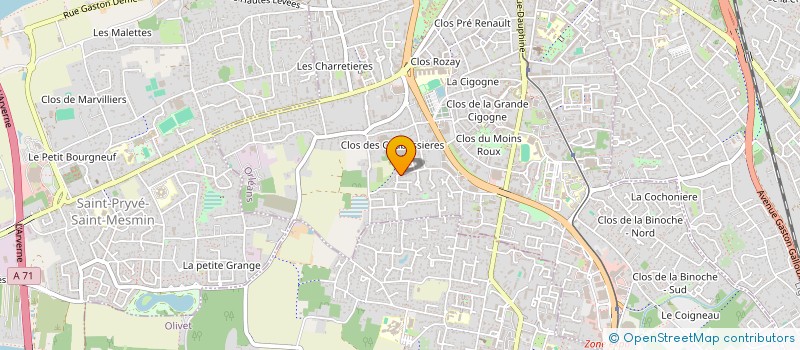 localisation de l'entreprise DANZA CUBANA à ORLEANS