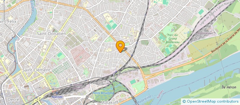 localisation de l'entreprise DANZA NANTES  NANTES