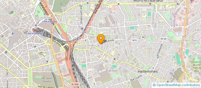 localisation de l'entreprise DANZAQ à LILLE