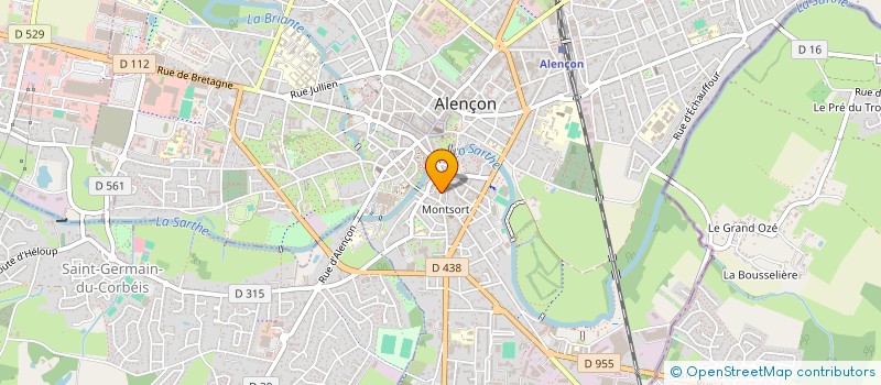localisation de l'entreprise DAO à ALENCON