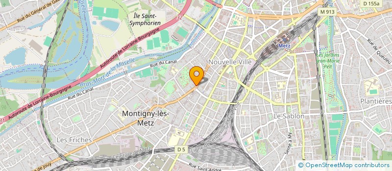 localisation de l'entreprise DAO à MONTIGNY-LES-METZ