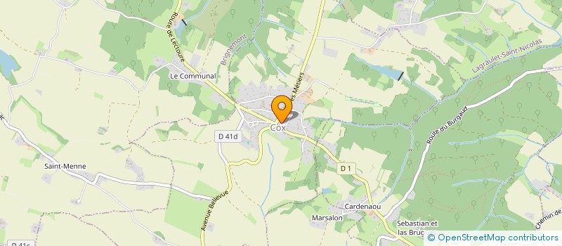 localisation de l'entreprise DAO CLAURA  COX