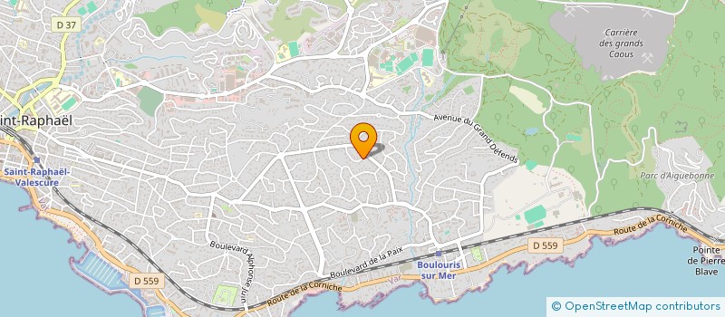 localisation de l'entreprise DAO DAM  SAINT-RAPHAEL