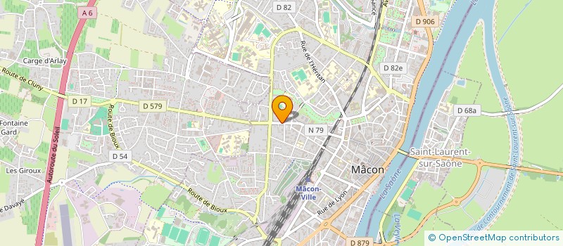 localisation de l'entreprise DAO'DANSE à MACON