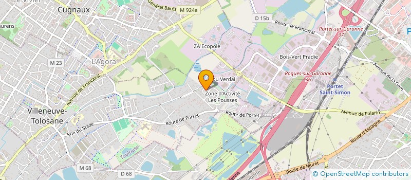 localisation de l'entreprise DAO IMMOBILIER à VILLENEUVE-TOLOSANE