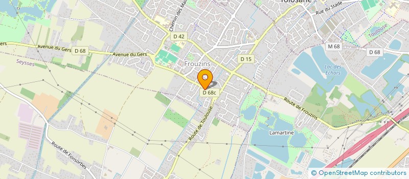 localisation de l'entreprise DAO PRODUCTION  FROUZINS