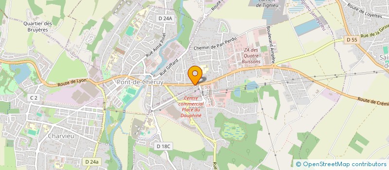 localisation de l'entreprise DAO SHU ISERE  PONT-DE-CHERUY
