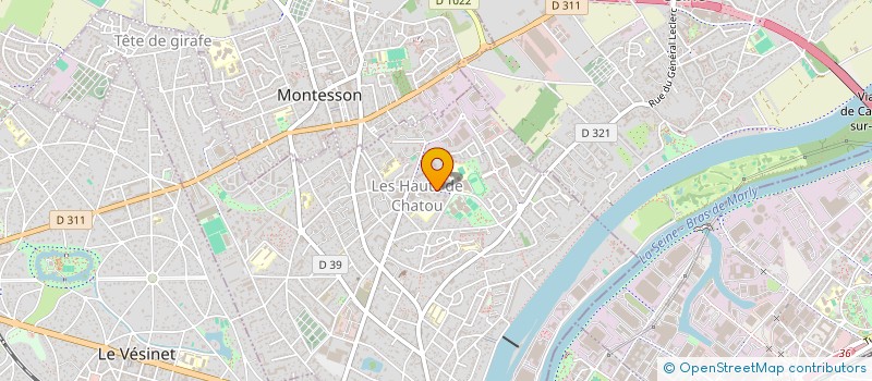 localisation de l'entreprise DAO THAI SPA  CHATOU