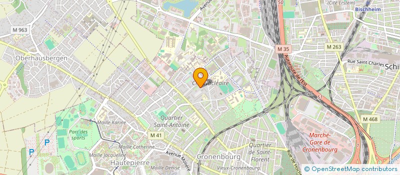 localisation de l'entreprise DAO TRANSPORTS à STRASBOURG