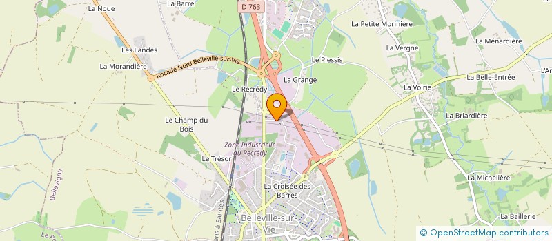 localisation de l'entreprise DAO VENDEE ATLANTIQUE à BELLEVIGNY