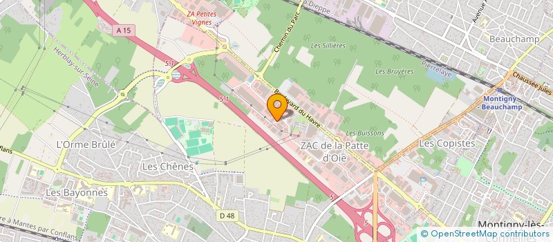 localisation de l'entreprise DAODA  HERBLAY-SUR-SEINE