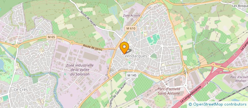 localisation de l'entreprise DAOS CONSEIL à VENDARGUES
