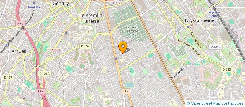localisation de l'entreprise DAOSCORP à VILLEJUIF