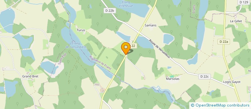 localisation de l'entreprise DAOU AN  RIGNIEUX-LE-FRANC