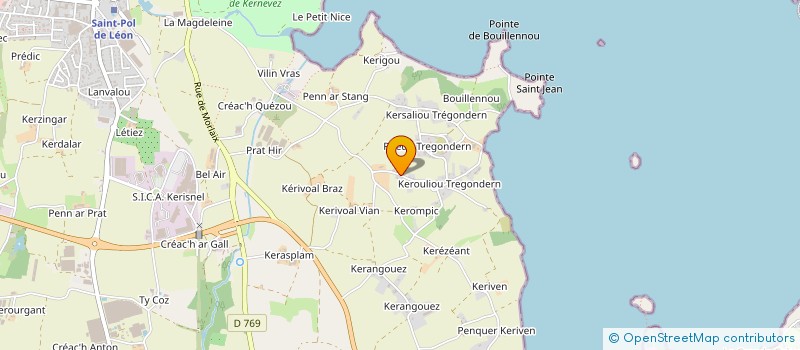 localisation de l'entreprise DAOU BREUR  SAINT-POL-DE-LEON