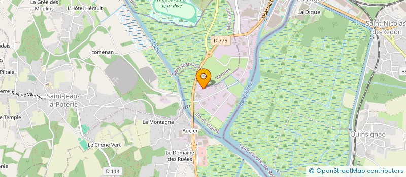 localisation de l'entreprise DAOUD à REDON