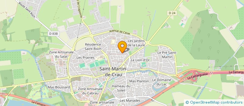 localisation de l'entreprise DAOUD PADEL à SAINT-MARTIN-DE-CRAU