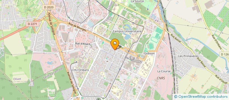 localisation de l'entreprise DAOUDI à ORLEANS