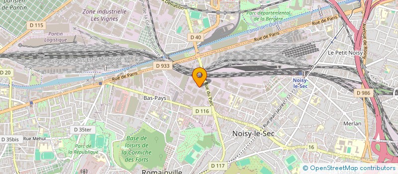 localisation de l'entreprise DAOUDI à NOISY-LE-SEC