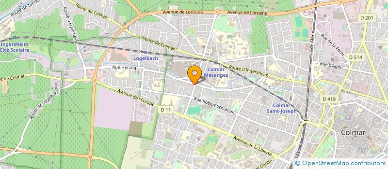 localisation de l'entreprise DAOUDI ET FILS à COLMAR