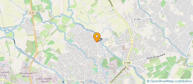 localisation de l'entreprise DAOUI à L'ISLE-SUR-LA-SORGUE