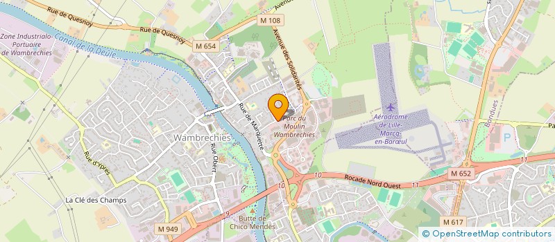 localisation de l'entreprise DAP à WAMBRECHIES