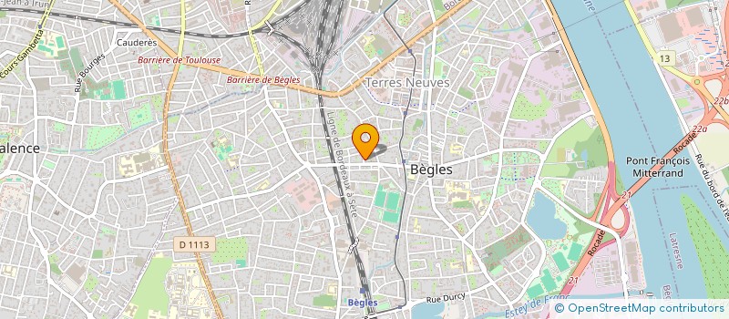 localisation de l'entreprise DAP à BEGLES