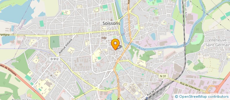localisation de l'entreprise DAP à SOISSONS