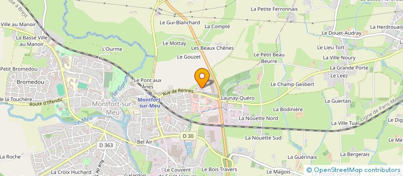 localisation de l'entreprise DAP BD  BEDEE