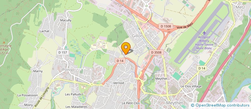 localisation de l'entreprise DAP CONSTRUCTION MAISON  EPAGNY METZ-TESSY