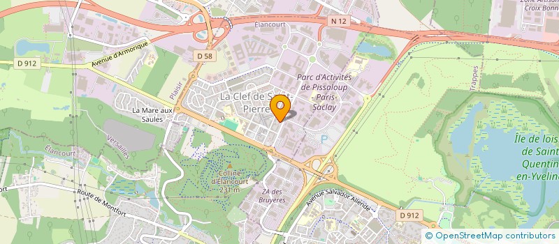 localisation de l'entreprise DAP CORPORATION  ELANCOURT