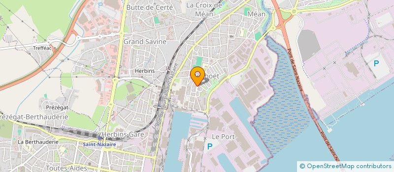 localisation de l'entreprise DAP DE PENHOET  SAINT-NAZAIRE