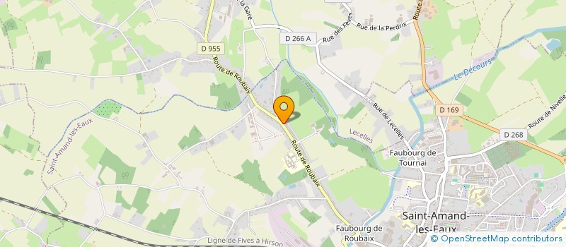 localisation de l'entreprise DAP-EXPRESS à SAINT-AMAND-LES-EAUX