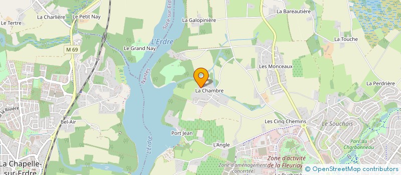 localisation de l'entreprise DAP FINANCES à CARQUEFOU